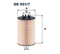 FILTRON OE 651/7 Oil filter