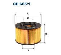 FILTRON OE 665/1 Oil filter