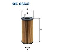 FILTRON OE 666/2 Oil filter