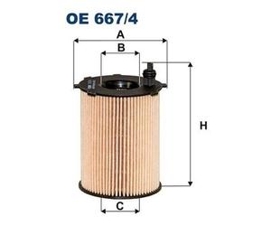 Fits FILTRON OE 669 Oil Filter