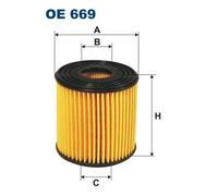 Fits FILTRON OE 669 OIL FILTER.ALMERA 2.2VDI 16V 00- UK Stock