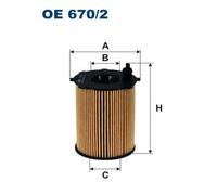 FILTRON OE 670/2 Oil filter