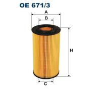 Fits FILTRON OE 671/3 FILTR OL.GOLF V 2.0 TURBO FSI 06- UK Stock
