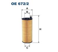 FILTRON OE 672/2 Oil filter