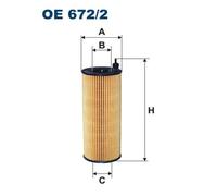 FILTRON OE 672/2 Oil filter