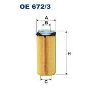 FILTRON OE 672/3 Oil Filter for BMW