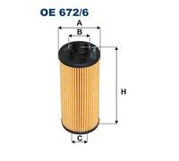 Oil filter FILTRON OE 672/6 for BMW X1 (F48) 1.5 2017-2022