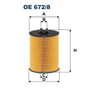 FILTRON OE 672/8 Oil filter