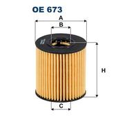 FILTRON OE 673 Oil filter