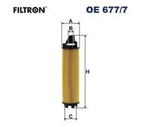 Filtron Oil Filter OE 677/7 – Fits Mercedes A, GLE, Vito, CLS, Sprinter
