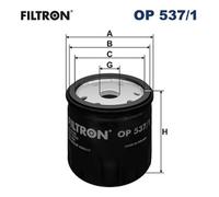 FILTRON OP 537/1 Oil filter