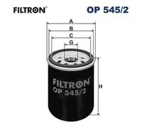 Fits FILTRON OP 545/2 OIL FILTER.PUNTO 1.2I 16V 98- UK Stock