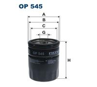 FILTRON OP 545 Oil filter