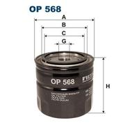 Fits FILTRON OP 568 Oil Filter, Oil Filter, manual transmission