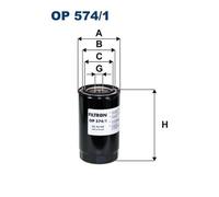 FILTRON OP 574/1 Oil filter