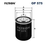 Fits FILTRON OP 575 OIL FILTER DAIHATSU, FORD, HONDA, HYUNDAI, KIA, M ⭐UK Stock⭐