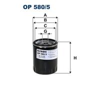 FILTRON OP 580/5 Oil filter