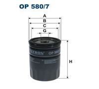Filtron Oil Filter OP 580/7 - Fits Land Rover Discovery I/II 1400/16V, Austin, MG, Lotus