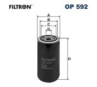 FILTRON OP 592 Oil filter