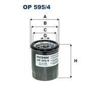 FILTRON OP 595/4 Oil filter
