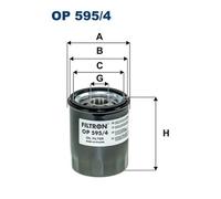 FILTRON OP 595/4 Oil filter