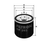 FILTRON Oil filter FORD,RENAULT,HYUNDAI OP 595 PF1237,PF57,X118 Engine oil filter X165,X597,330148296,1954075,1041426,1041427,1704472,1992239,2230294