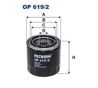 FILTRON OP 619/2 Oil filter
