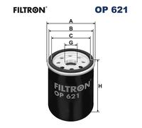 Oil filter FILTRON OP 621 for SUZUKI XL-7 2.7 2001-2004