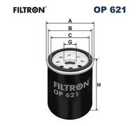 Fits FILTRON OP 621 OIL FILTER