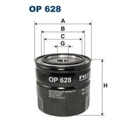 FILTRON OP 628 Oil filter
