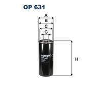 FILTRON OP 631 Oil filter