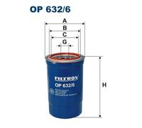 FILTRON OP 632/6 Oil filter