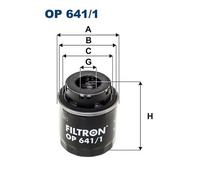 Fits FILTRON OP 641/1 Oil filter OP 641/1 Oil filter fits: AUDI A3; S ⭐UK Stock⭐