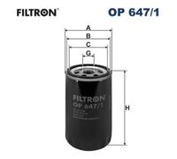 FILTRON OP 647/1 Oil filter