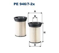 FUEL FILTER PE 946/7-2x FOR VAUXHALL CHEVROLET OPEL A22DMH/22DM 2.2L 4cyl ANTARA