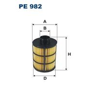 Filtron Fuel Filter PE 982 – Diesel – Fits Chevrolet, Citroën, Fiat, Lancia, Opel, Peugeot, Saab