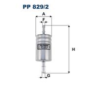 FILTRON PP 829/2 Fuel filter