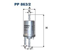 FILTRON PP 836/2 Fuel filter