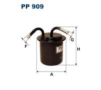 FUEL FILTER PP 909 FOR SUBARU B3/Hatchback OUTBACK/LEGACY FORESTER LIBERTY/II