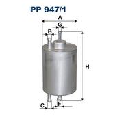 4x ✅Fits FILTRON PP 947/1 Fuel Filter PP 947/1 Fuel filter fits: MER ⭐UK Seller⭐