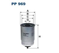 Fits FILTRON PP 969 FUEL FILTER
