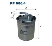 FUEL FILTER FITS: SEAT IBIZA MK IV SC 1.2 TDI/2.0 TDI/1.4 TDI.SEAT IBIZA MK I