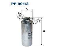 2x ✅Fits FILTRON PP 991/2 FUEL FILTER - DIESEL AUDI A6 II (4F/C6) ⭐UK Seller⭐