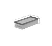 MAHLE LX 1008/3 Air filter