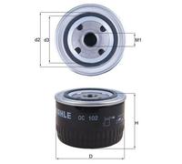 Fits FILTRY KNECHT / MAHLE OC 102 OPEL OIL FILTER ⭐UK Stock⭐