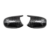 fits for E90 E91 2008 2009 2010 2011 Carbon Fiber Pattern Look Rear Mirror Cap Exterior Rear View Mirror Housing Wing Door Mirror Cover(Black,B)(A/Multi-colored)