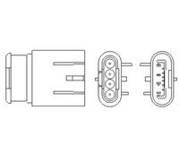 MAGNETI MARELLI Lambda sensor 466016355161 Heated 4 FIAT: 500 Hatchback, Panda III Hatchback
