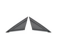 Fits for Ford, for Focus, for MK3 2012-2017， Car Rearview Wing Door Side Mirror Corner Triangle Molding Trim Cover Lid Cap Car Wing Mirror Triangle Cap(With chrome left)(No chrome one pair)
