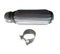 Fits for Mercedes W906 Sprinter Front Exhaust Flex Pipe Tube 60x250mm Screw Clamp