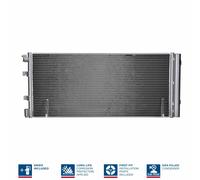 FITS FOR NISSAN INTERSTAR VAN DCI 110 CONDENSER, AIR CONDITIONING 940158 NISSENS